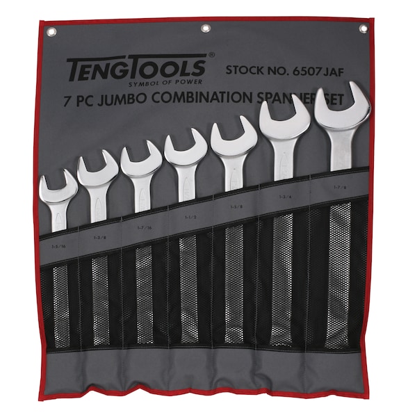 6507JAF - 7 Piece SAE Combination Wrench Set 1-5/16 to 1-7